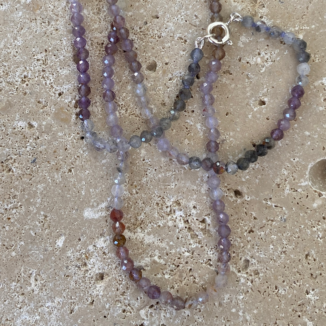 Rare Natural Auralite Sterling Silver Necklace - Empaness