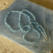 Aquamarine Sterling Silver Necklace - Empaness