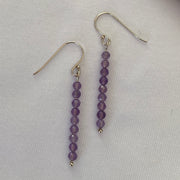 Sterling Silver Amethyst Earrings - Empaness