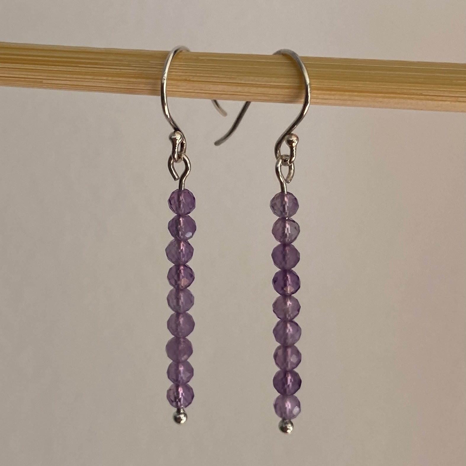 Sterling Silver Amethyst Earrings - Empaness