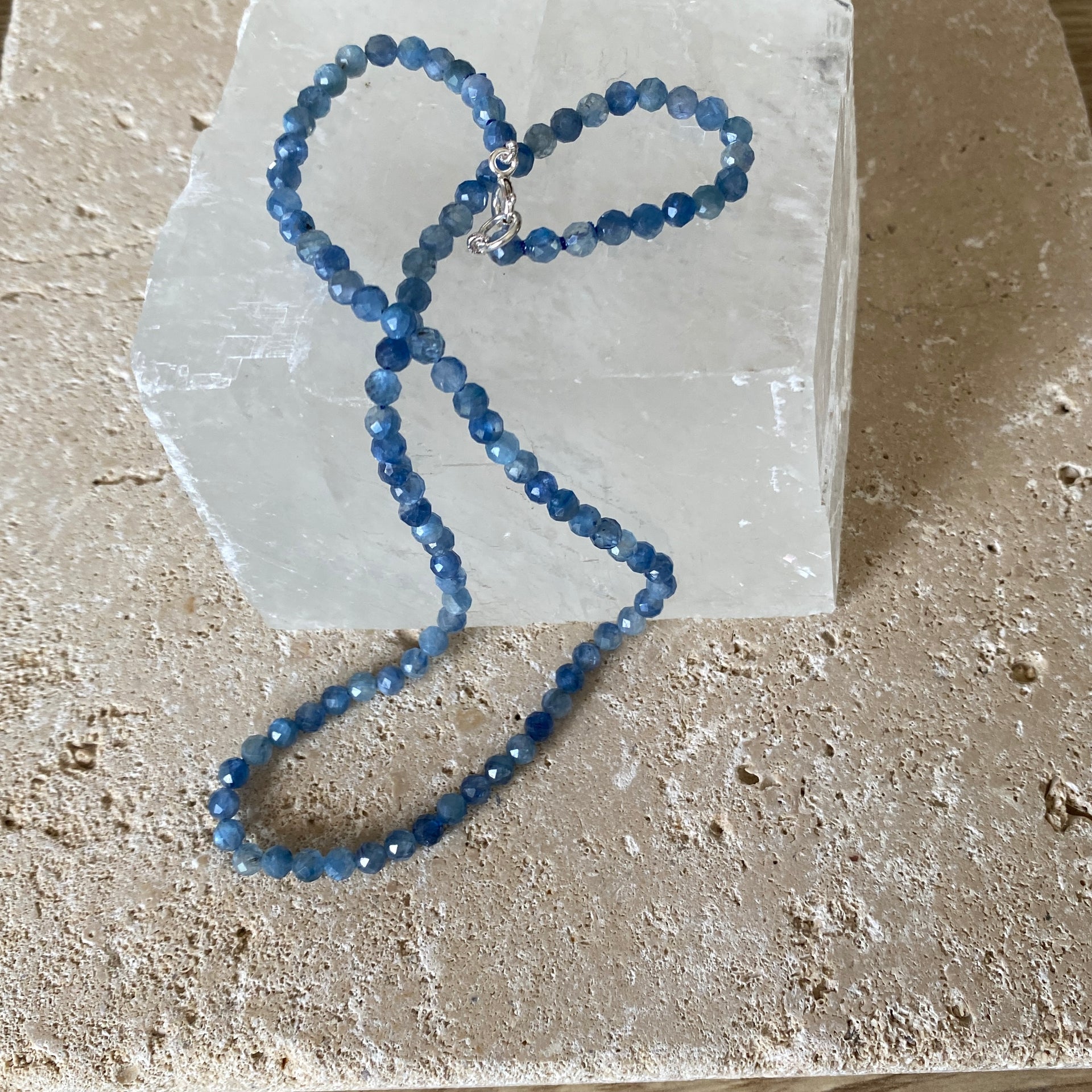 Sterling Silver Kyanite Necklace - Empaness