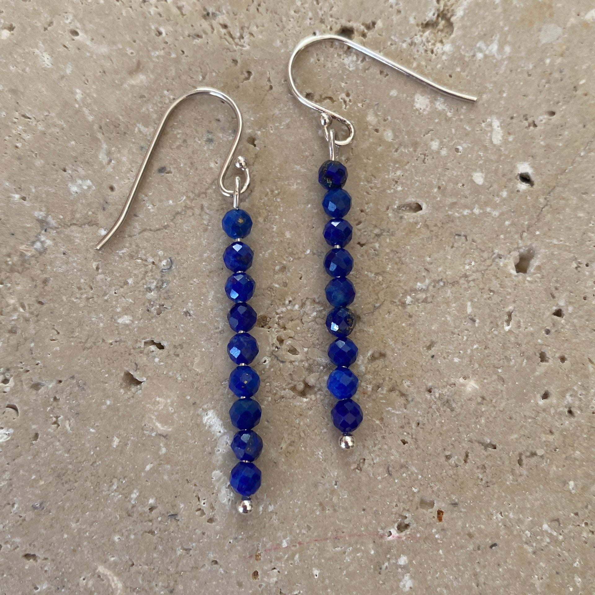 Sterling Silver Lapis Lazuli Earrings - Empaness